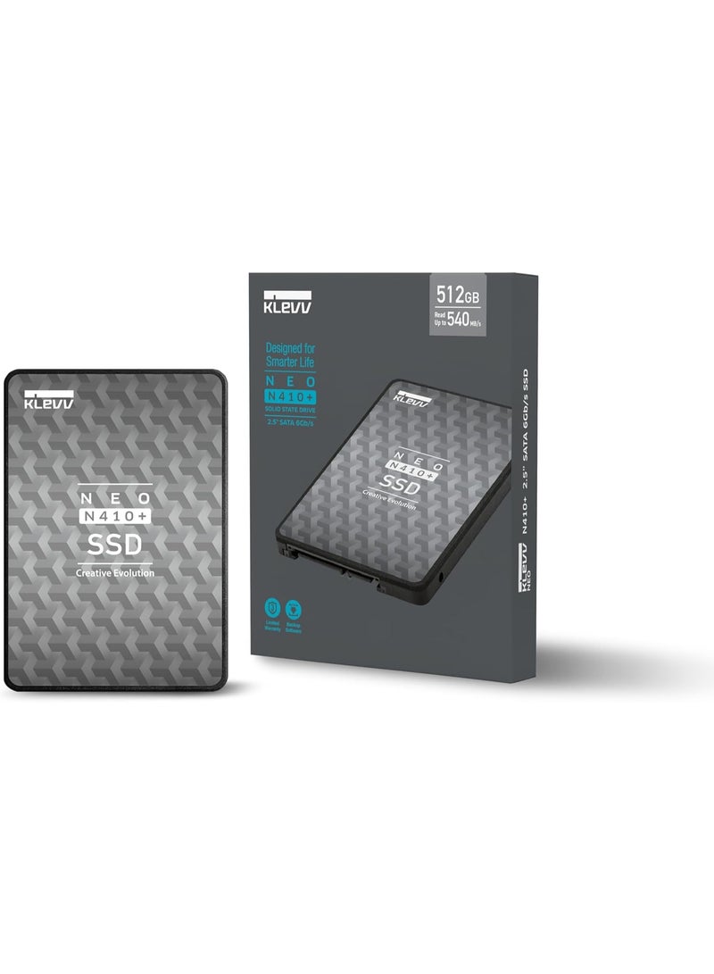 KLEVV 256GB 2.5" SATA III 6Gb/s SSD, Read Speed up to 540MB/s, 3D NAND Flash Internal Solid State Drive for Desktop & Laptop - Includes Acronis Backup & migration Software (256GB) - Image 2