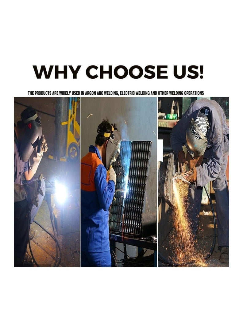 KNP KNP Glass Welding Lens (Black) is a specialized protective lens designed to safeguard the eyes during welding and other high-intensity light activities.  - Image 2