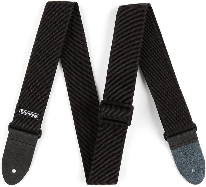 Dunlop Classic Solid Black Guitar Strap - Image 2