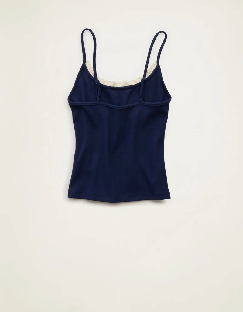 American Eagle  AE Lace Trim Cami for Women | Best Price UAE