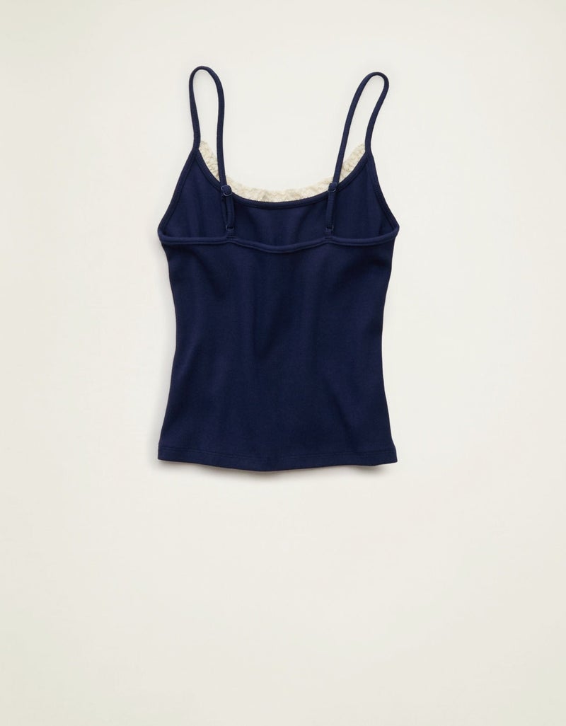 American Eagle AE Lace Trim Cami - Image 4