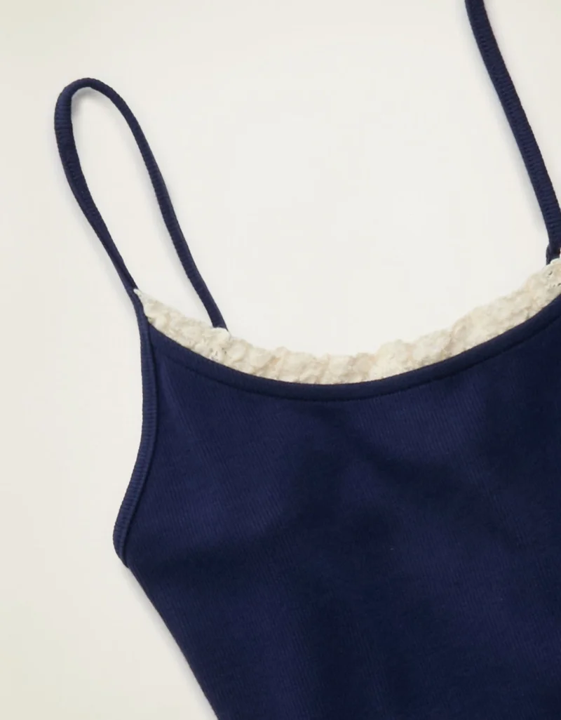 American Eagle  AE Lace Trim Cami for Women | Best Price UAE