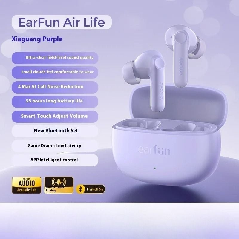 إيرفن سماعة لاسلكية EarFun Air Life - بنفسجي - Image 1