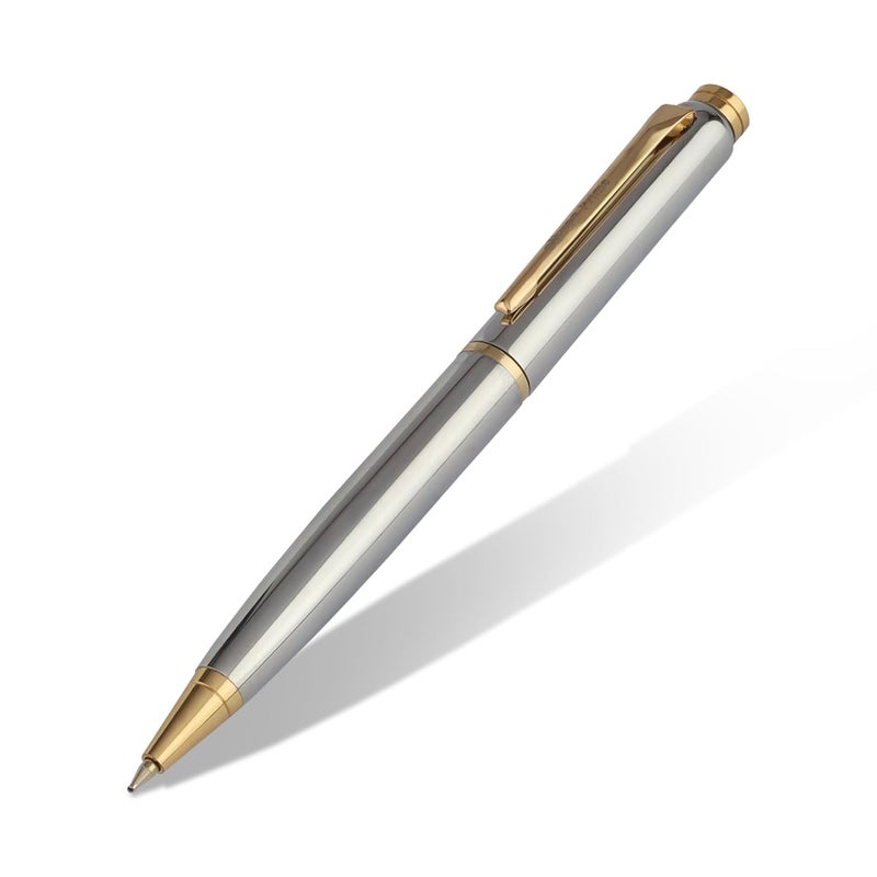 Oliver Prime CN G Executive Ball Pen – Premium Chrome Finish with Gold Detailing & Smooth Twist Action - Image 1