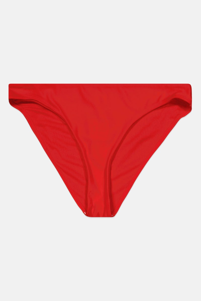 Lefties Women Pull On Bikini Bottom, Red - Image 1