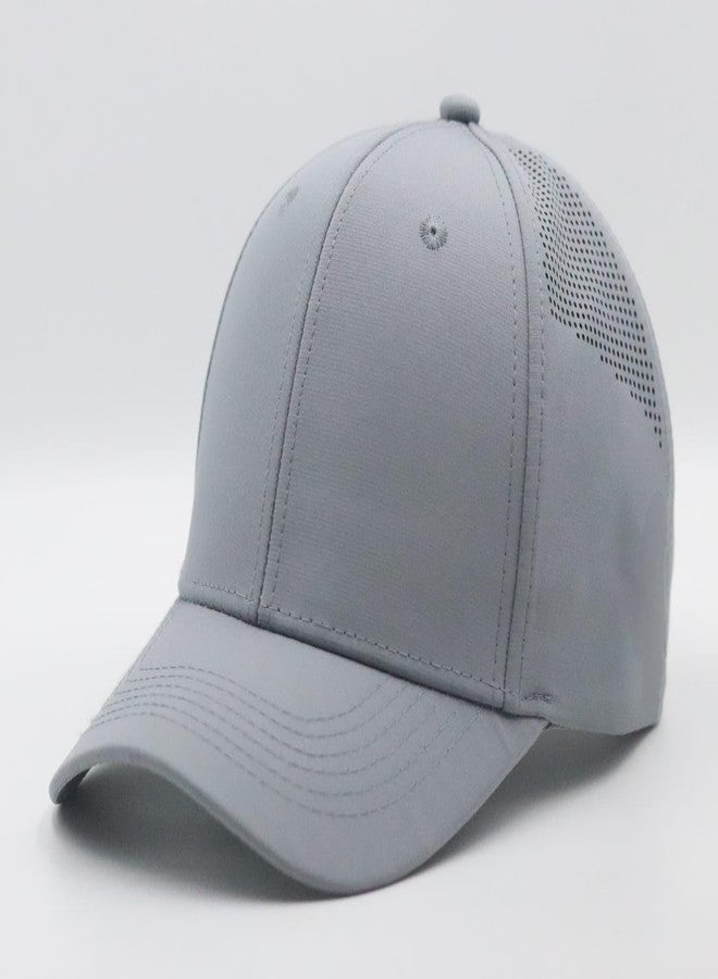JAMONT Baseball Cap Snapback Trucker Hat Adjustable Baseball Cap Breathable Trucker Cap Unisex Trucker Hat Blank Mesh Hat Men’s Trucker Cap Women’s (in, Alpha, Free Size, Grey) - Image 2