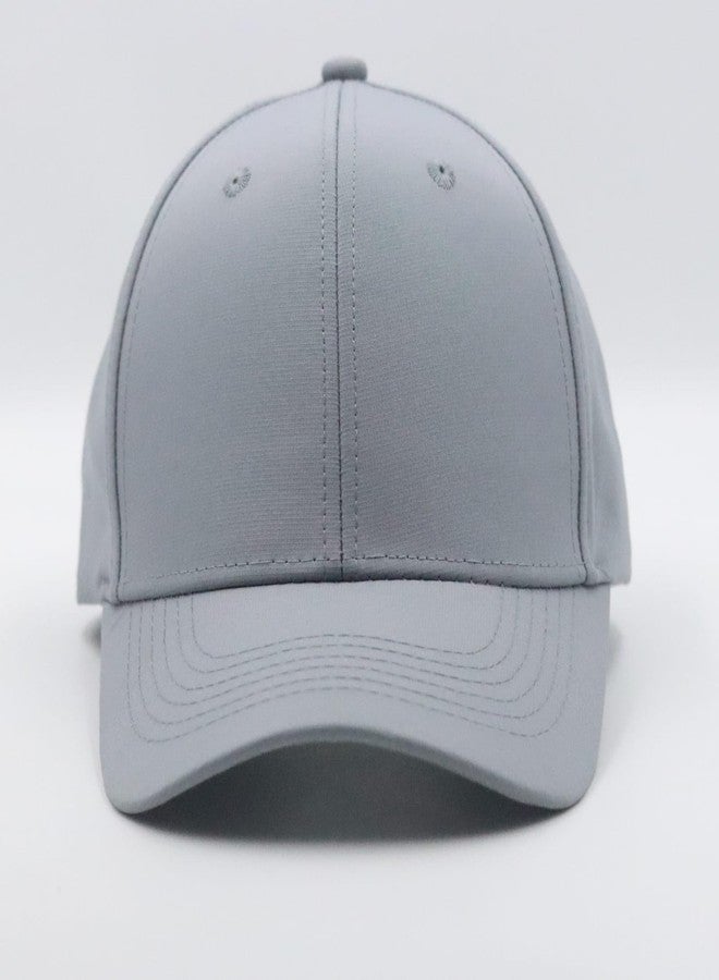JAMONT Baseball Cap Snapback Trucker Hat Adjustable Baseball Cap Breathable Trucker Cap Unisex Trucker Hat Blank Mesh Hat Men’s Trucker Cap Women’s (in, Alpha, Free Size, Grey) - Image 4