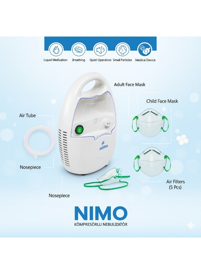 Nimo Nebulizer for Children – Gentle steam and quiet operation help relieve coughs and colds and deliver medicine to the lungs easily at home - Image 5