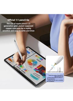 Generic for iPad 2018-2025,(2X Faster Charge), Tilt Sensitivity Stylus Pen, for iPad G6/7/8/9/10/11, iPad Pro 11 & 12.9 inch, iPad Air G5/4/M2/M3, iPad Mini G6/5  - Image 4