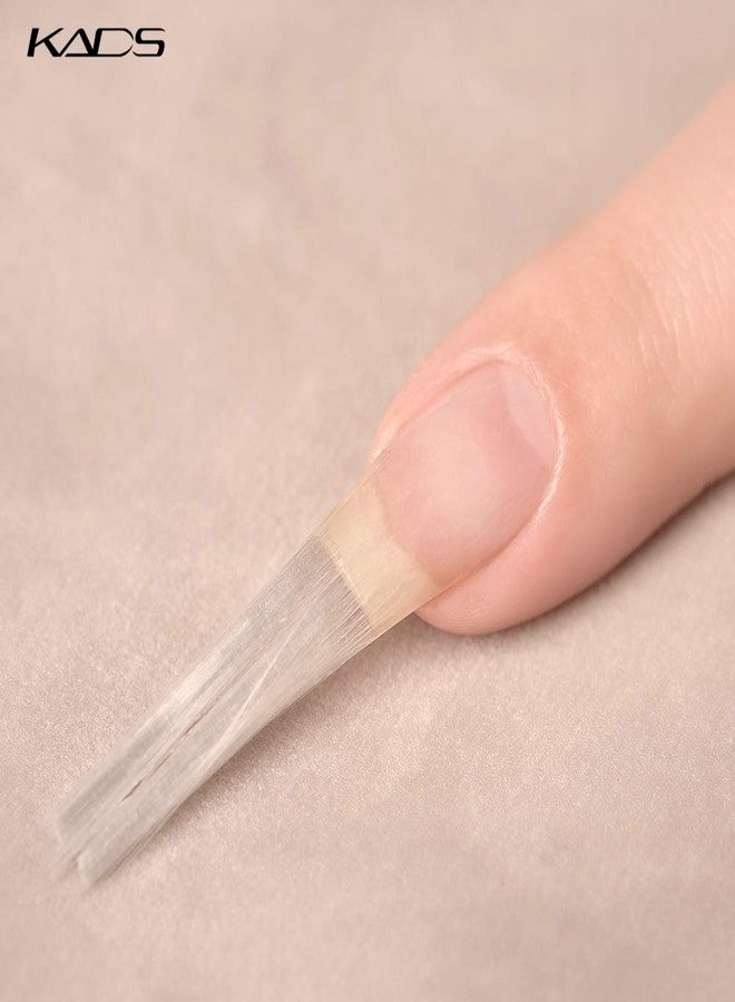 KADS Nail Art Acrylic Fibernails Fiberglass Fake Nails Tips UV Gel Manicure Fake Fingernails Artificial Nail Tips for Nail Salons DIY Nail Art - Image 4