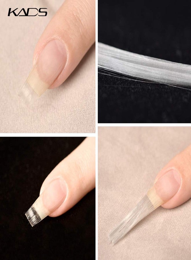 KADS Nail Art Acrylic Fibernails Fiberglass Fake Nails Tips UV Gel Manicure Fake Fingernails Artificial Nail Tips for Nail Salons DIY Nail Art - Image 2