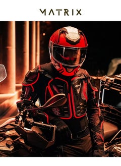 MATRIX Motorcycle Full Body Armored Protective Jacket X-Large (XL)  - Image 4