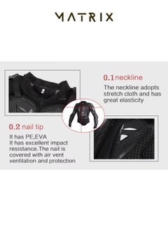MATRIX Motorcycle Full Body Armored Protective Jacket X-Large (XL)  - Image 5
