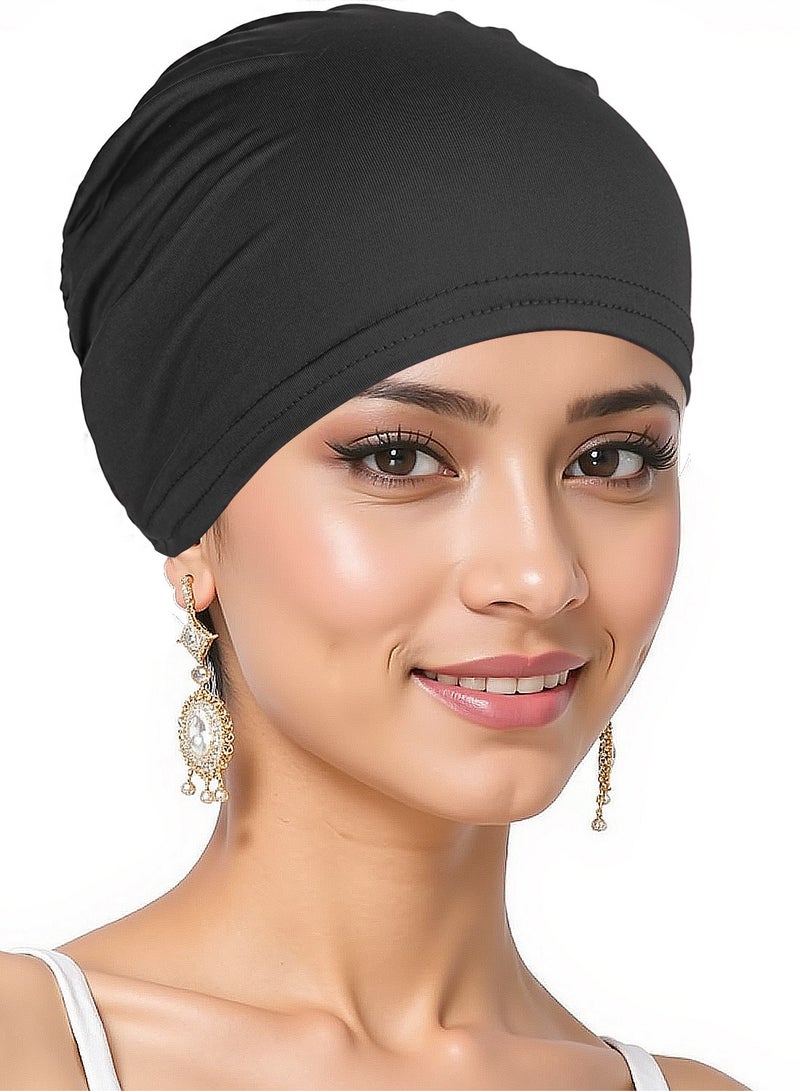 2 قطع غطاء الحجاب الداخلي لفات رأس التوربان - Image 1