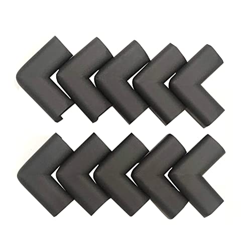 BabySafeHouse Furniture Corner Guard for Baby Proofing, Pre-Taped Corner Protectors -Black (Pack of 10) - Image 1