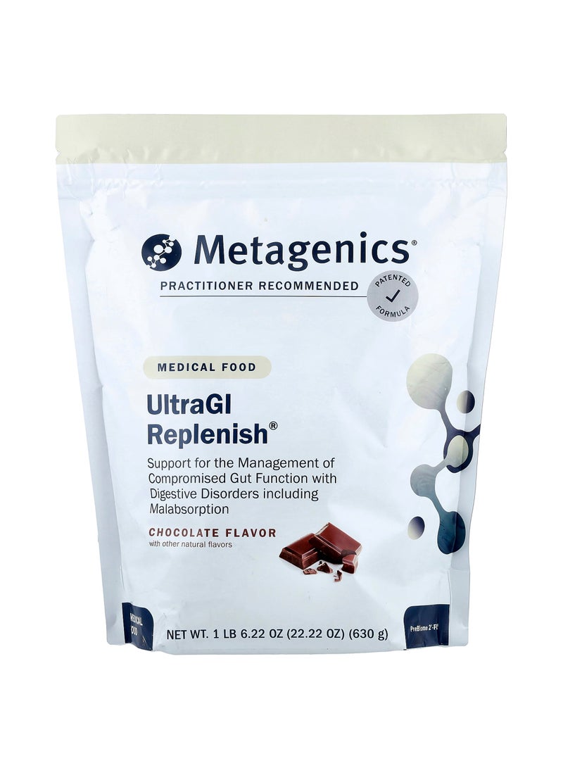 Metagenics UltraGI Replenish, Chocolate, 22.22 oz (630 g)