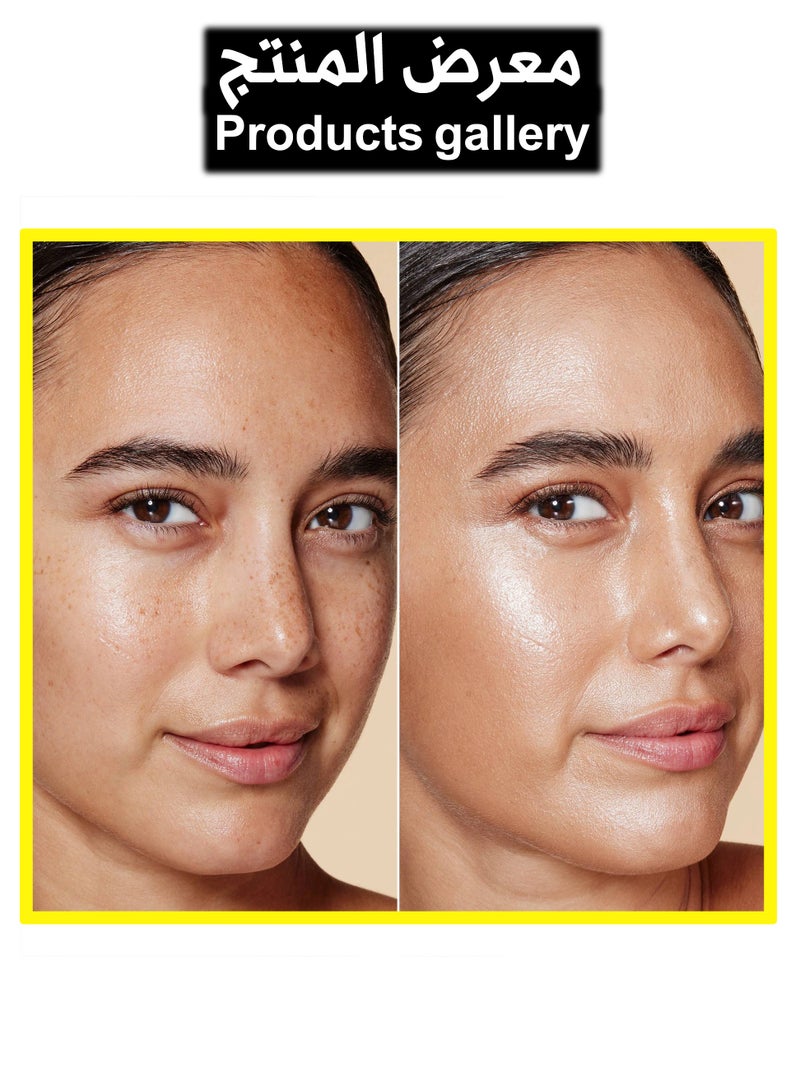 إلف فلتر سائل هالو جلو، معزز لون البشرة لمظهر متألق وناعم، مدعوم بحمض الهيالورونيك، نباتي - Image 3