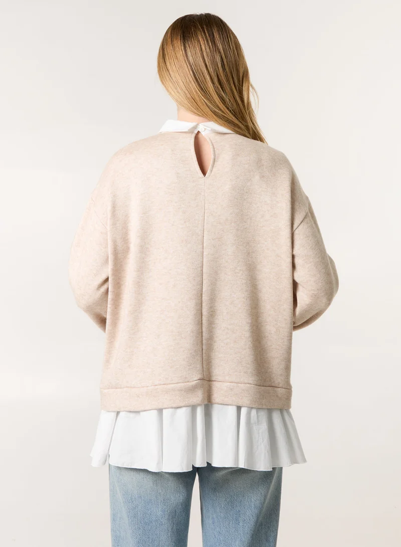 بلو فانيلا كنزة قص وخياطة  في