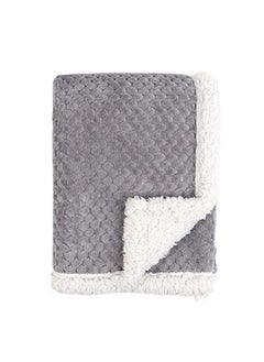 Brandonn Baby Blanket New Born Pack Of Double Layered Crib Wrapping Sheet For 0-12 Month Babies (Grey, 100 Cm X 80 Cm)  - Image 1