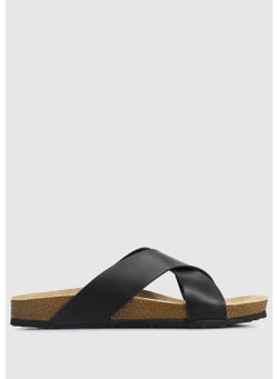 eclipse Black Men's Slippers  - Image 1