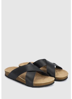eclipse Black Men's Slippers  - Image 2