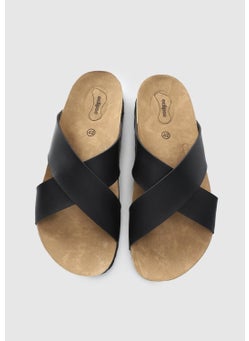 eclipse Black Men's Slippers  - Image 4