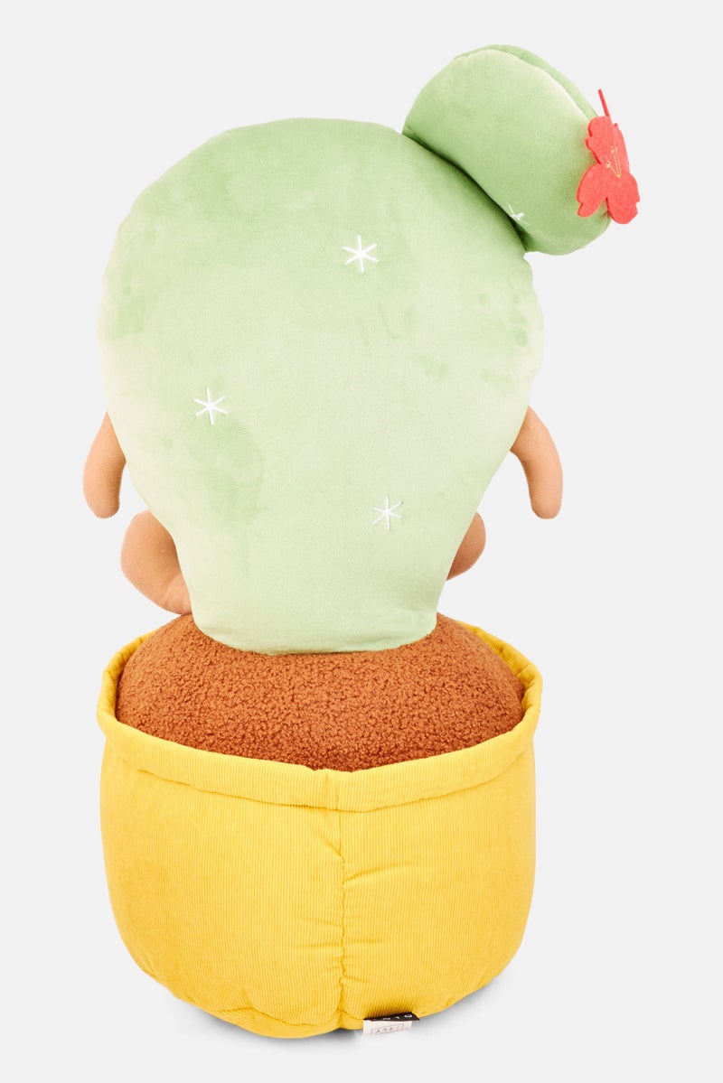 YOTO Cactus Potted Plant Cushion 64 x 38 cm, Green - Image 4