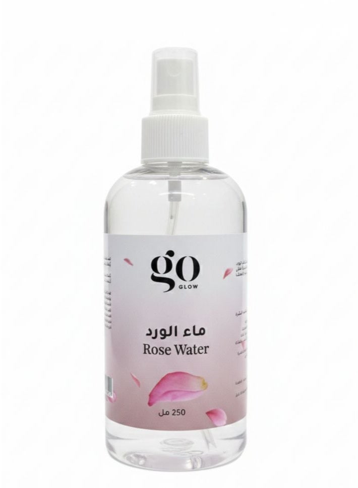 GO GLOW Taif Rose Water 250ml - Image 1