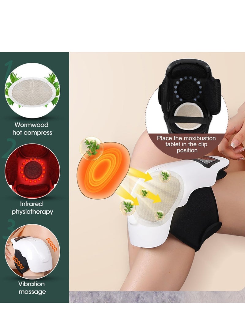 Rechargeable Knee Massager with LED Screen, Infrared Heat & Vibration for Arthritis Relief, Wearable for Swollen Joints & Muscle Injuries - Image 4