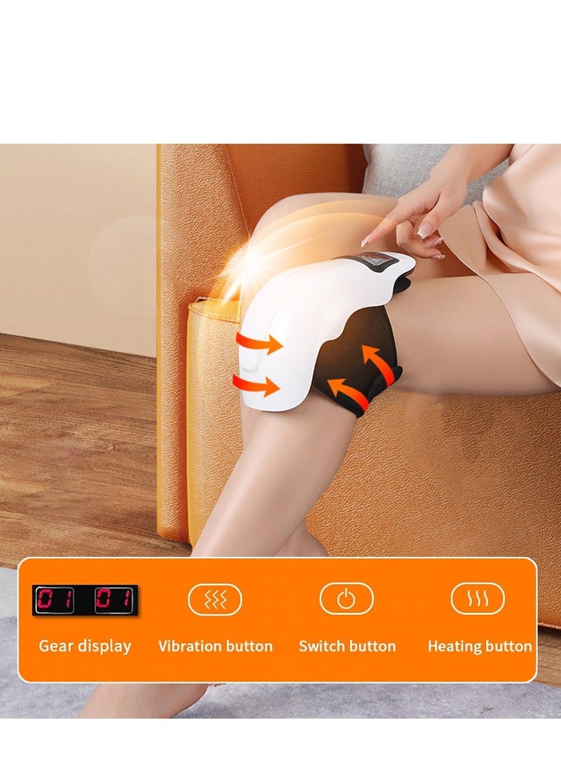 Rechargeable Knee Massager with LED Screen, Infrared Heat & Vibration for Arthritis Relief, Wearable for Swollen Joints & Muscle Injuries - Image 3