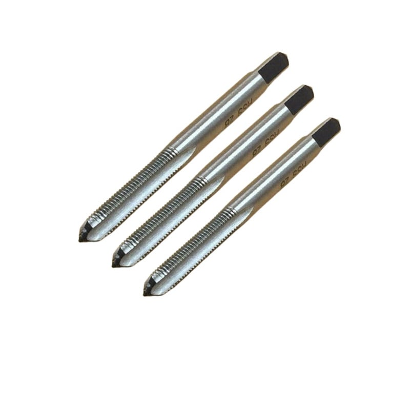 Metric Thread Cutting Tap Set with Taper, Plug, and Bottoming – 3pcs HSS Precision Ground – M3 to M20 Sizes for Steel, Aluminum, Brass Applications (3×0.5mm) - Image 1