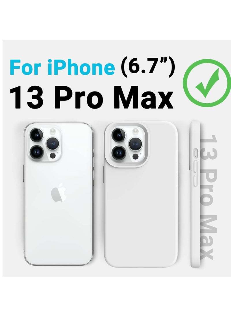 BORTONY iPhone 13 Pro Max Cover Liquid Silicone Anti Scratch Anti Fingerprint Soft Silky Touch Shockproof Protective Case 6.7 Inch - Image 2