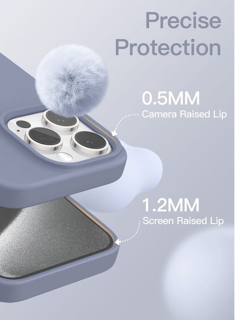 BORTONY iPhone 13 Pro Max Cover Liquid Silicone Anti Scratch Anti Fingerprint Soft Silky Touch Shockproof Protective Case 6.7 Inch - Image 4