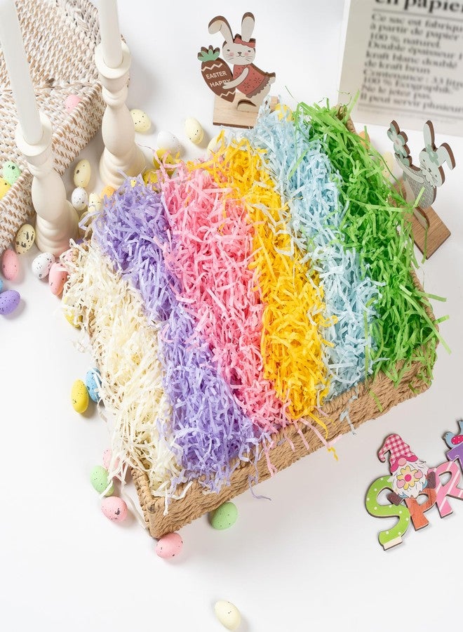 CIPOWM Easter Grass Shredded Paper Filler 6 Colors Paper Shred Crinkle Raffia Paper Filler for Easter Gift Wrapping Boxes Bags Basket Filling Party Supply, 5.3oz - Image 4
