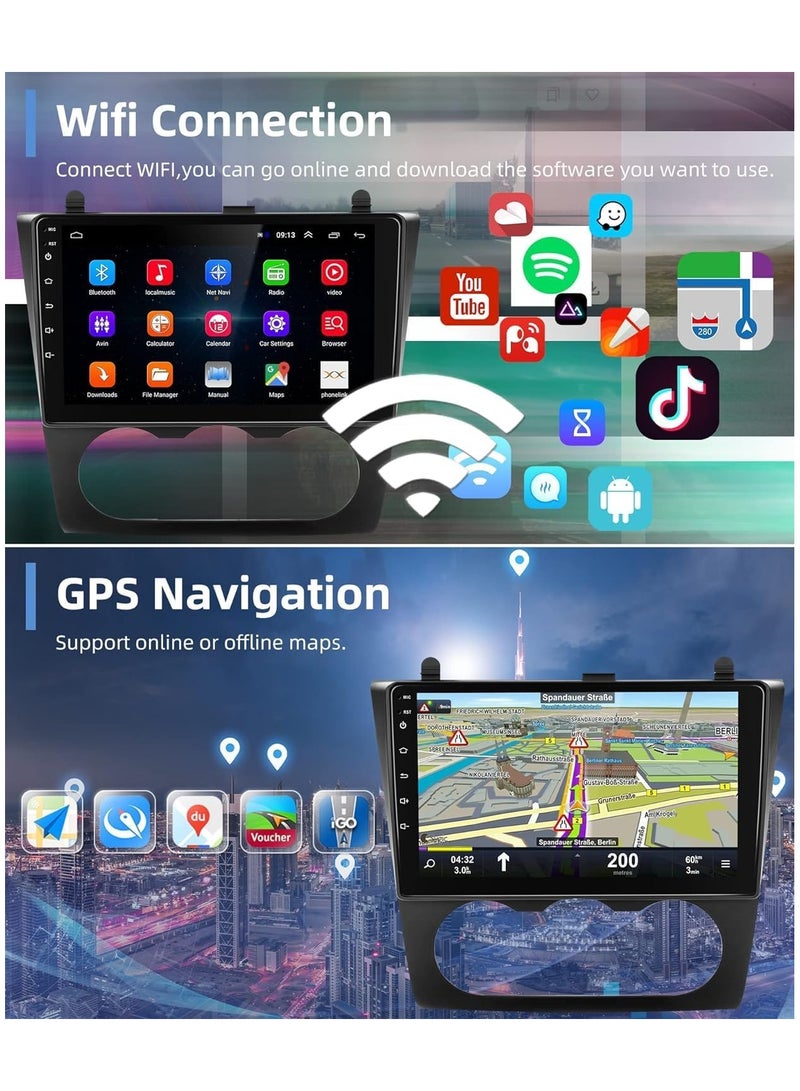 Android Car Stereo for Nissan Altima 2008 2009 2010 2011 2012 2GB RAM 32GB ROM 9 Inch  WiFi BT, DSP IPS Touch Screen with AHD Camera Manual  AC - Image 3