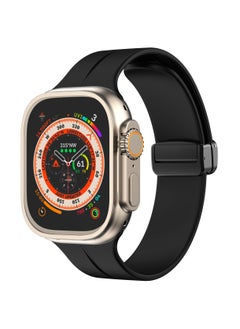 Generic Magnetic Band for Apple Watch Ultra 49mm 45mm 44mm 42mm, Soft Silicone Sport Strap Men Women Compatible with iWatch Series 8/7/6/5/4/3/2/1/Ultra  - Image 5