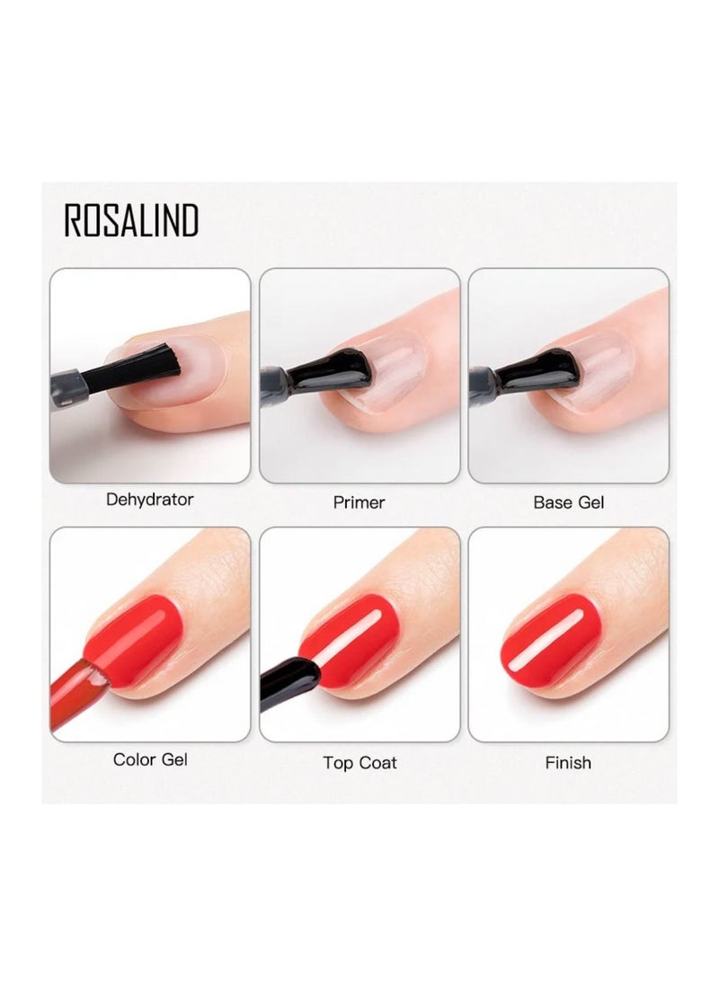 Rosalind ROSALIND Nail Primer And Nail Prep Dehydrator Set 15ML  - Image 3