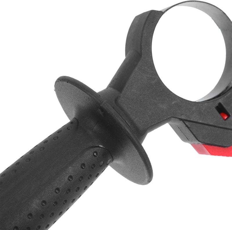 Uonlytech Adjustable Electric Hammer Handle Grip Tool for Impact Drill and Electric Hammer, Black Plastic Material with Comfortable Grip and Easy Installation, Inner Diameter 46-52mm, Modern - Image 3