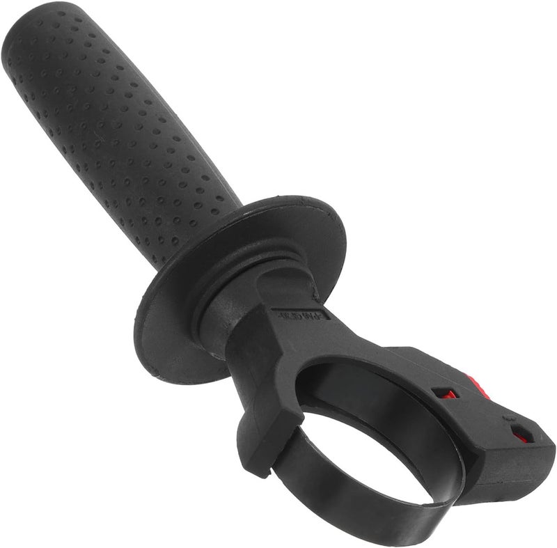 Uonlytech Adjustable Electric Hammer Handle Grip Tool for Impact Drill and Electric Hammer, Black Plastic Material with Comfortable Grip and Easy Installation, Inner Diameter 46-52mm, Modern - Image 1