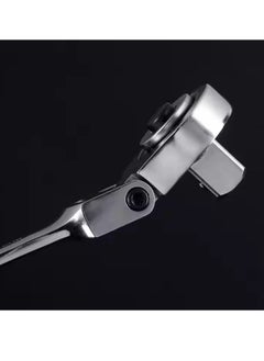 Generic A set of 15 socket ratchet 40CRV chrome vanadium steel torque wrench extension drill bit auto repair tool kit, multi-function repair hand tool kit, double gauge socket ratchet wrench tool box, auto repair auto maintenance tool set  - Image 5