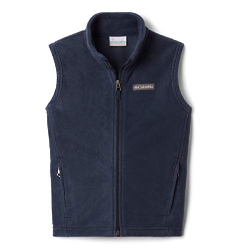 Columbia Baby Steens Mtn Fleece Vest, Collegiate Navy, 3/6 - Image 1