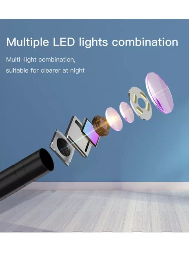 ELTRAZONE Waterproof Micro USB Endoscope Inspection Camera With Built In LED Light Black - Image 3