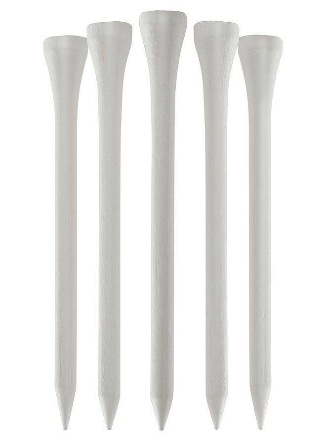TH Golf 70mm 2 3/4" Premium White Bamboo Golf Tees Sustainable Eco Friendly Pack of 100 - Image 1
