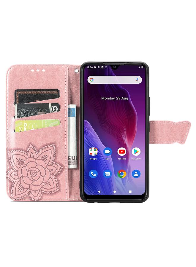 Zaboon Case For Cubot P60 Butterfly Love Flower Embossed Leather Phone Case - Image 3