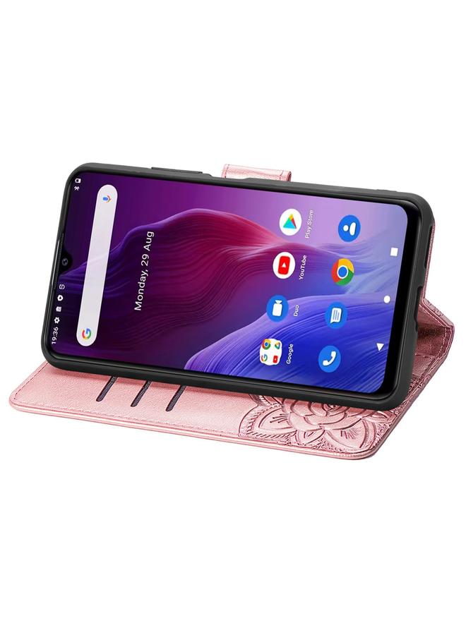 Zaboon Case For Cubot P60 Butterfly Love Flower Embossed Leather Phone Case - Image 4