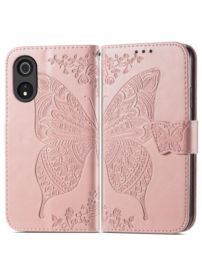 Zaboon Case For Cubot P60 Butterfly Love Flower Embossed Leather Phone Case - Image 2