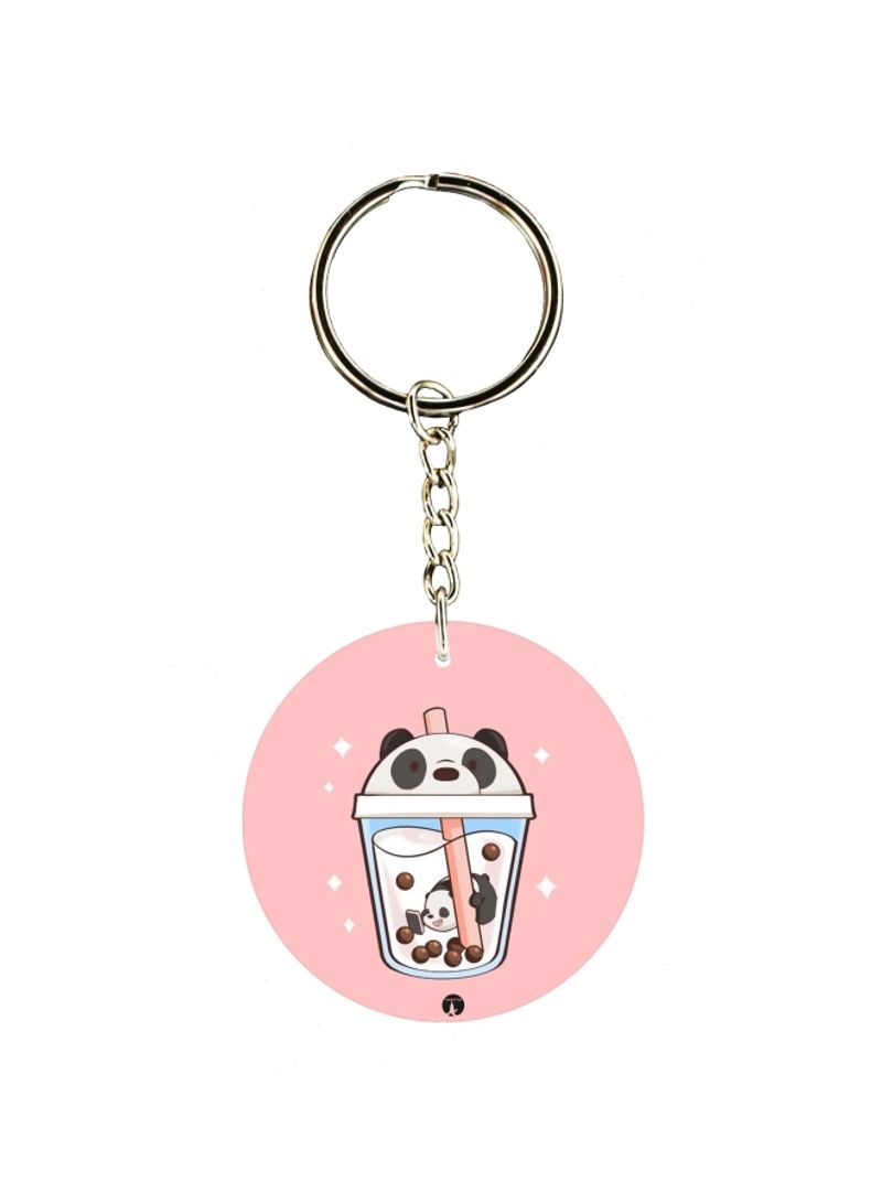 RKN Panda Printed Keychain