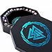 Soar Forge Dice Tray for DND and RPG  Beautiful Cerulean Blue Valknut and Dragon 9 Inch Rolling Tray Compatible with Dungeons and Dragons and Tabletop RPGs  Box Storage to Protect Dice - Image 4