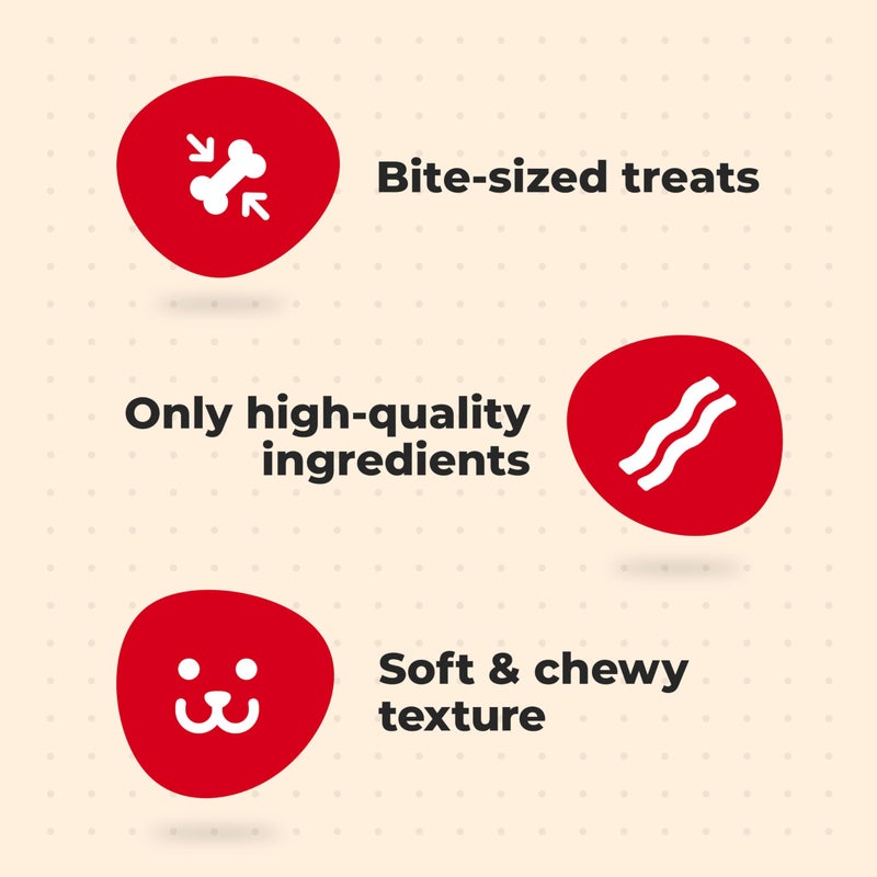 Milk-Bone Peanut Buttery Bites Soft Dog Treats with Jif Peanut Butter, 11.8-Oz. Bag - Image 3