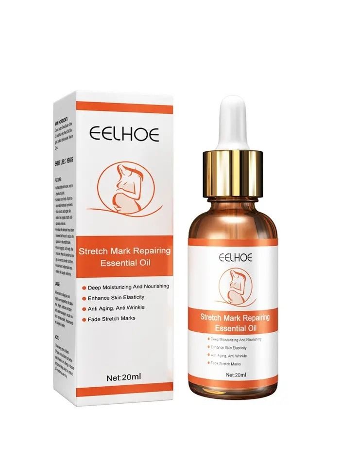 EELHOE Pure Natural Maternity Skin Care Body Oil Scar Repair Removal Stretch Marks Oil 20 ml - Image 1